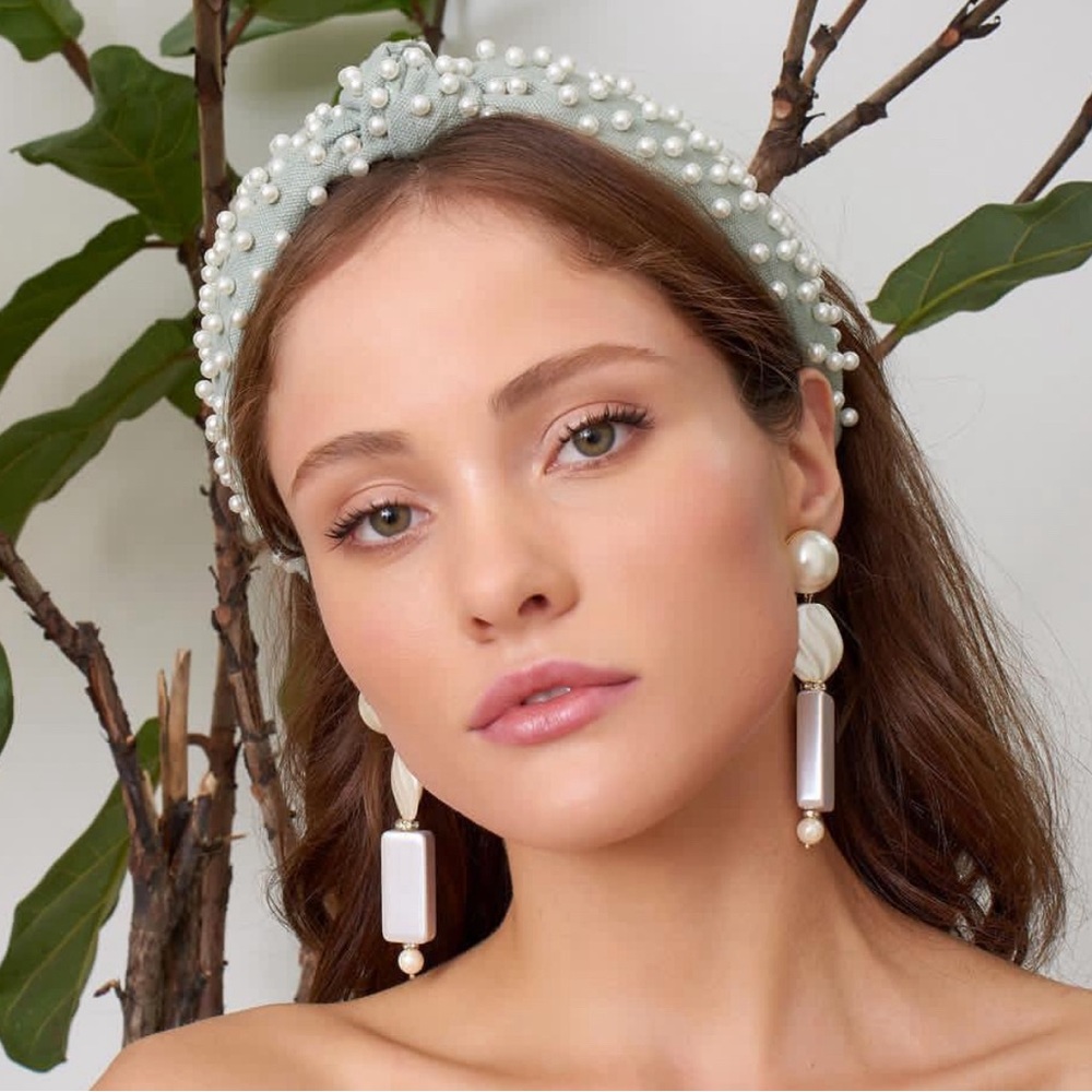 Lele Sadoughi Stone Stacked Earrings